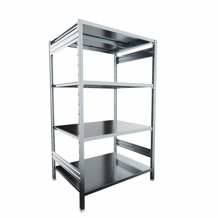 Scaffalatura in metallo da magazzino Zincata cm. 100x80x180h