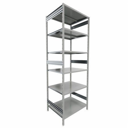 Scaffalatura in ferro da magazzino Verniciata cm. 100x80x300h