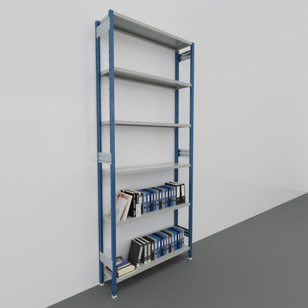 SCAFFALATURA per magazzino Verniciata cm. 120x30x300h