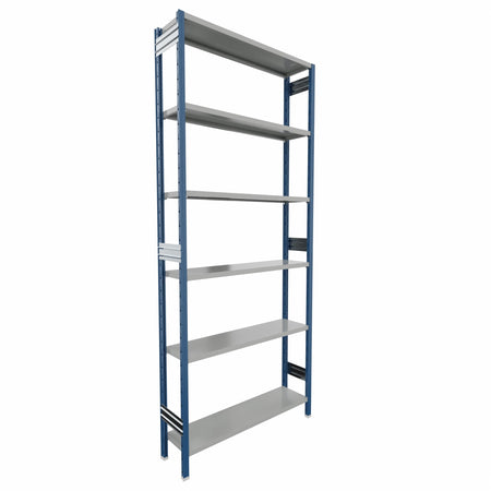 SCAFFALATURA per magazzino Verniciata cm. 120x30x300h