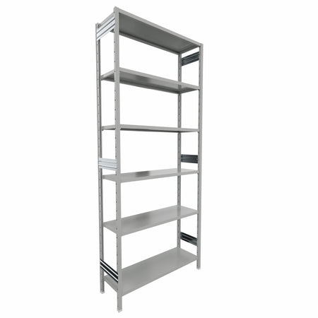 SCAFFALATURA metallica da magazzino Verniciata cm. 120x40x300h