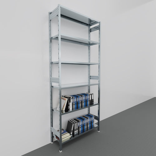 SCAFFALATURA da magazzino Zincata cm. 120x40x300h