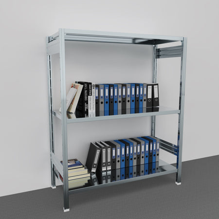 SCAFFALATURA di metallo da magazzino Zincata cm. 120x50x150h