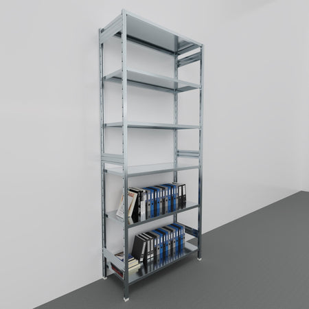 SCAFFALATURA da magazzino Zincata cm. 120x50x300h