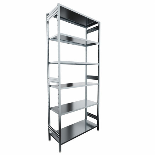 SCAFFALATURA da magazzino Zincata cm. 120x50x300h