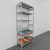 SCAFFALATURA metallica da magazzino Verniciata cm. 120x60x300h