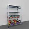 SCAFFALATURA metallica da magazzino Zincata cm. 120x70x180h