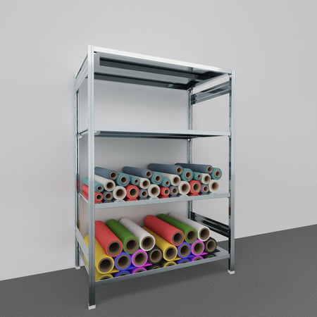 SCAFFALATURA metallica da magazzino Zincata cm. 120x70x180h
