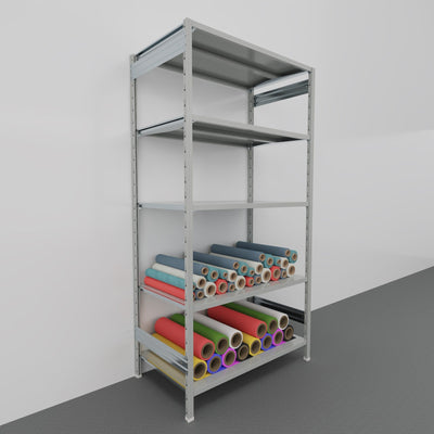 SCAFFALATURA metallica da magazzino Verniciata cm. 120x70x242h