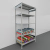 SCAFFALATURA metallica da magazzino Verniciata cm. 120x70x242h