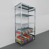 SCAFFALATURA in metallo da magazzino Zincata cm. 120x70x242h
