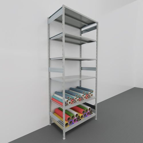 SCAFFALATURA in metallo da magazzino Verniciata cm. 120x70x300h