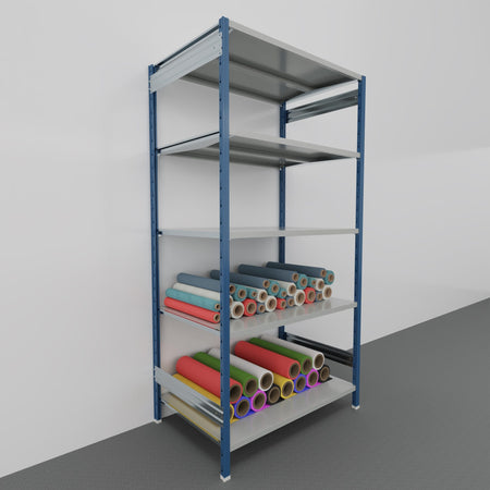 SCAFFALATURA da magazzino Verniciata cm. 120x80x242h