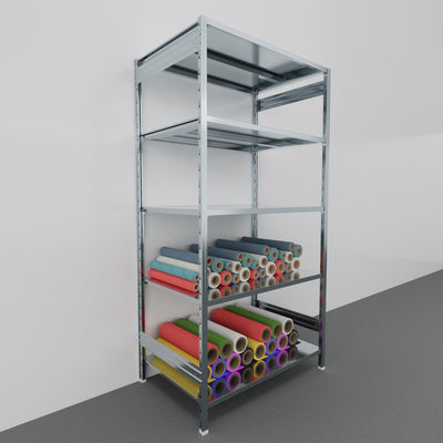 SCAFFALATURA da magazzino Zincata cm. 120x80x242h