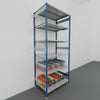 SCAFFALATURA da magazzino Verniciata cm. 120x80x300h