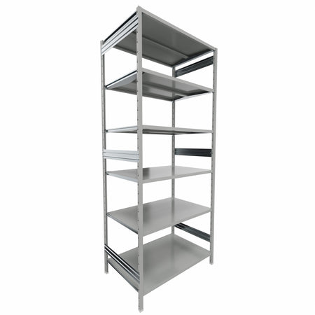 SCAFFALATURA da magazzino Verniciata cm. 120x80x300h