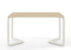 Scrivania con top in melaminico e struttura in acciaio bianco cm. 180x80x75h