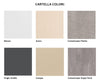 Scrivania ufficio con struttura in acciaio verniciato alluminio e piano superiore in melaminico cm. 160x80x75h