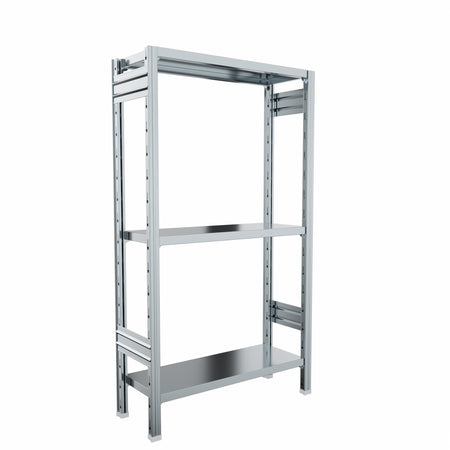 SCAFFALATURA metallica da magazzino Zincata cm. 80x30x150h
