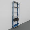 SCAFFALATURA in ferro per magazzino Verniciata cm. 80x30x300h
