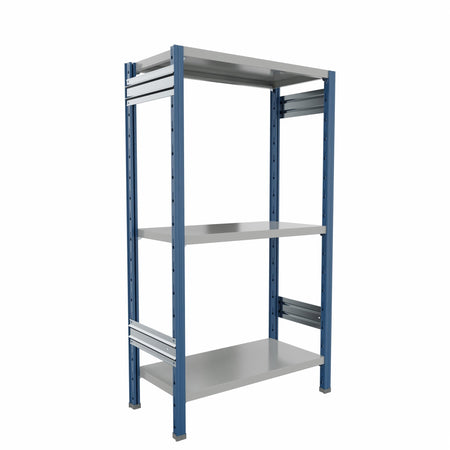 SCAFFALATURA metallica da magazzino Verniciata cm. 80x40x150h