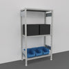 SCAFFALATURA metallica da magazzino Verniciata cm. 80x40x150h