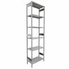 SCAFFALATURA in ferro per magazzino Verniciata cm. 80x40x300h