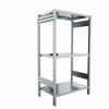 SCAFFALATURA in metallo per magazzino Zincata cm. 80x50x150h
