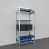 SCAFFALATURA metallica da magazzino Zincata cm. 80x50x180h