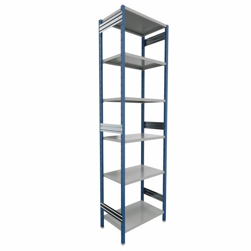 SCAFFALATURA in ferro da magazzino Verniciata cm. 80x50x300h