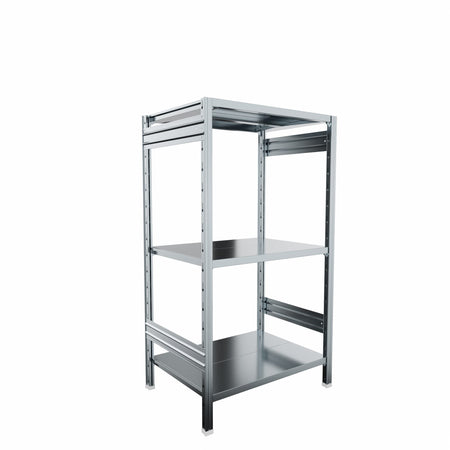 SCAFFALATURA metallica da magazzino Zincata cm. 80x60x150h
