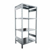 SCAFFALATURA metallica da magazzino Zincata cm. 80x60x180h