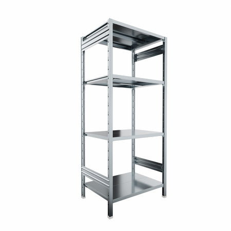 SCAFFALATURA in metallo per magazzino Zincata cm. 80x60x200h