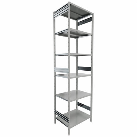 SCAFFALATURA metallica da magazzino Verniciata cm. 80x60x300h