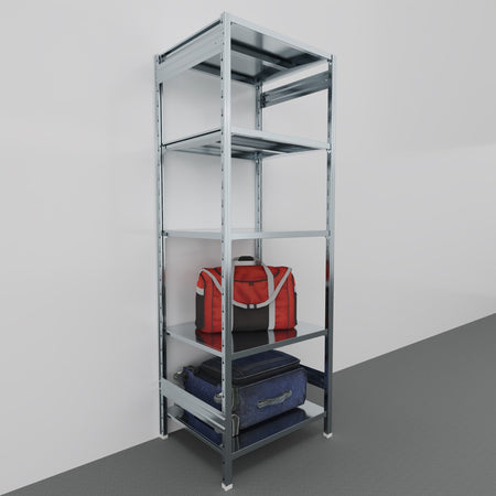 SCAFFALATURA metallica da magazzino Zincata cm. 80x70x242h