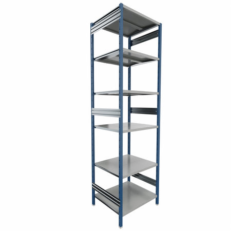 SCAFFALATURA in metallo da magazzino Verniciata cm. 80x70x300h