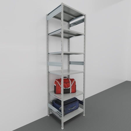 SCAFFALATURA in metallo da magazzino Verniciata cm. 80x70x300h