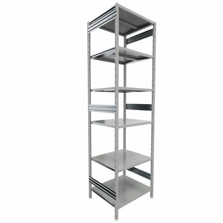 SCAFFALATURA in metallo da magazzino Verniciata cm. 80x70x300h
