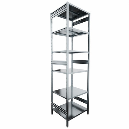 SCAFFALATURA in metallo da magazzino Zincata cm. 80x70x300h