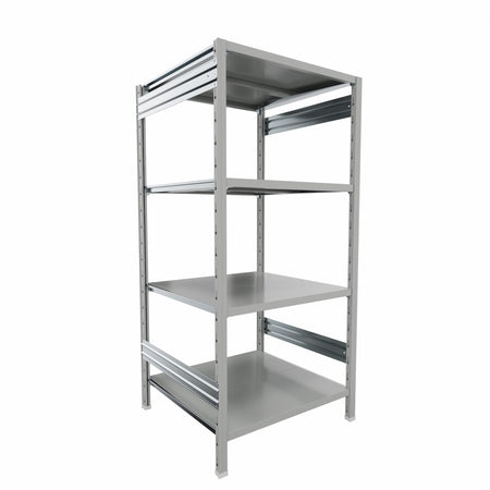 SCAFFALATURA metallica da magazzino Verniciata cm. 80x80x180h