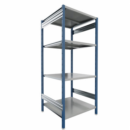 SCAFFALATURA di metallo da magazzino Verniciata cm. 80x80x200h