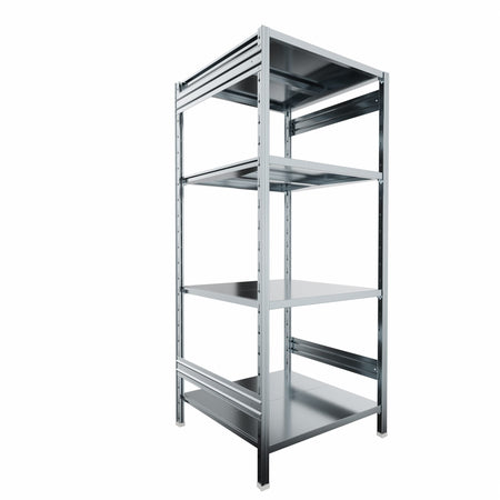 SCAFFALATURA metallica da magazzino Zincata cm. 80x80x200h