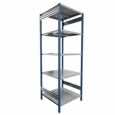 SCAFFALATURA in metallo da magazzino Verniciata cm. 80x80x242h