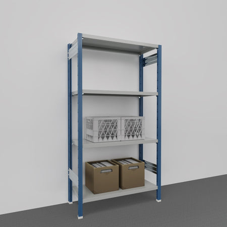 SCAFFALATURA metallica da magazzino Verniciata cm. 91x40x180h