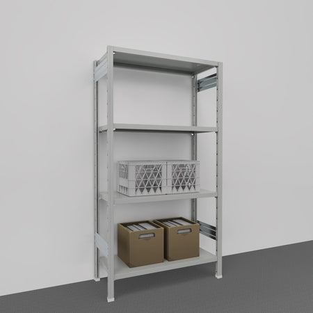 SCAFFALATURA metallica da magazzino Verniciata cm. 91x40x180h