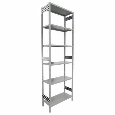 SCAFFALATURA metallica da magazzino Verniciata cm. 91x40x300h