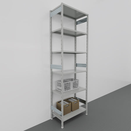 SCAFFALATURA metallica da magazzino Verniciata cm. 91x50x300h