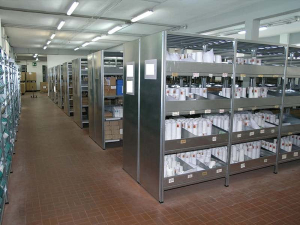 SCAFFALATURA metallica da magazzino Zincata cm. 91x50x300h