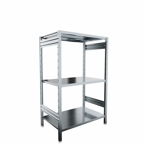 SCAFFALATURA metallica da magazzino Zincata cm. 91x60x150h