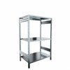 SCAFFALATURA metallica da magazzino Zincata cm. 91x60x150h